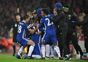David Luiz Scores the Opener: Chelsea's Thrilling Victory at Anfield (31-01-2017)