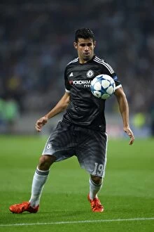 Images Dated 29th September 2015: Diego Costa in Action: FC Porto vs. Chelsea - UEFA Champions League - Group G - September 2015