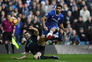 Images Dated 11th December 2016: Diego Costa Scores the Opener: Chelsea's Premier League Victory over West Bromwich Albion