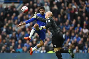 Diego Costa vs. Brad Guzan: A Battle at Stamford Bridge - Chelsea vs. Aston Villa, Premier League (October 2015): Goalkeeper Showdown