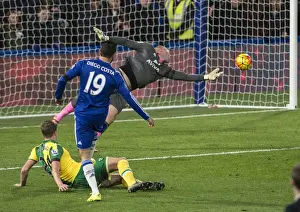 November 2015 Prints: Diego Costa's Debut Goal: Chelsea's Victory Over Norwich City in the Premier League (November 2015)