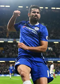 Diego Costa's Four-Goal Rampage: Chelsea Crush Stoke City in Premier League Clash