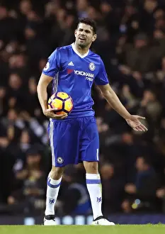 Spurs Prints: Diego Costa's Reaction to Tottenham's Goal: A Pivotal Moment in the Chelsea vs