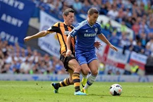 Images Dated 18th August 2013: Eden Hazard in Action: Chelsea vs. Hull City Tigers, Stamford Bridge (18.08.2013)