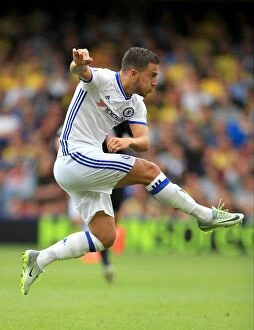 Images Dated 20th August 2016: Eden Hazard in Action: Watford vs. Chelsea - Premier League
