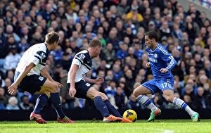 Images Dated 22nd February 2014: Eden Hazard: Chelsea Star in Action against Everton (February 22, 2014, Stamford Bridge)