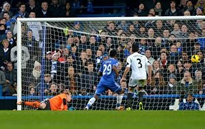 Images Dated 26th December 2013: Eden Hazard Scores First: Chelsea Outshines Swansea City in Premier League Clash at Stamford