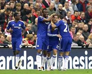 Eden Hazard Scores First Goal: Chelsea at Anfield (2015-16)