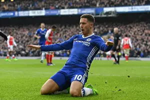 Eden Hazard Scores His Second Stunner: Chelsea's Thrilling 2-1 Victory Over Arsenal