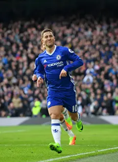 Home Prints: Eden Hazard's Brace: Chelsea's Dramatic 2-1 Win Over Arsenal