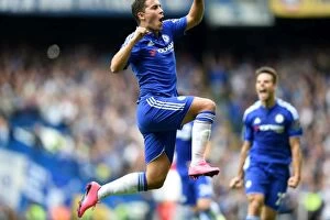 Images Dated 19th September 2015: Eden Hazard's Brilliant Brace: Chelsea's Triumph Over Arsenal in the Premier League