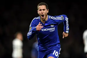 Eden Hazard's Brilliant Double: Chelsea's Triumph Over Tottenham Hotspur in the 2015-16 Premier League