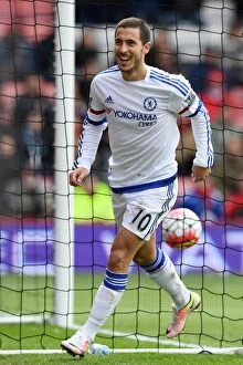 Images Dated 23rd April 2016: Eden Hazard's Four-Goal Masterclass: Chelsea's Dominance over AFC Bournemouth (April 2016)