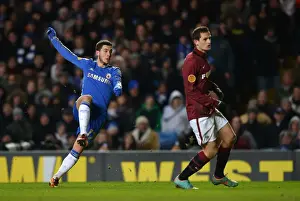 European Matches 2012-2013 Season Prints: Eden Hazard's Historic First Goal: Chelsea's Europa League Victory Over Sparta Prague (February 22)