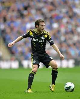 FA Cup Semi-Final Showdown at Wembley: Juan Mata and Chelsea Take on Manchester City (April 14, 2013)
