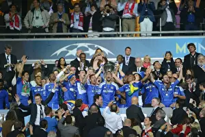 FC Bayern Munich Celebrate UEFA Champions League Victory over Chelsea, 2012