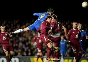 European Matches 2012-2013 Season Prints: Fernando Torres Scores Chelsea's Third Goal Against Rubin Kazan in EU Europa League Quarterfinal (April 4)