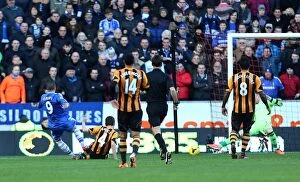 Hull City v Chelsea 11th January 2014 Collection: Fernando Torres Scores Chelsea's Second Goal Against Hull City (January 11, 2014)