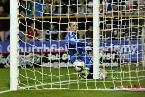 Images Dated 24th September 2013: Fernando Torres Scores First Chelsea Goal of the Season: Swindon v Chelsea (September 24, 2013)