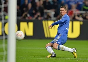Chelsea v Benfica 16th May 2013 Europa Cup Final Collection: Fernando Torres Scores the Game-Winning Goal: Chelsea's Europa League Triumph over Benfica