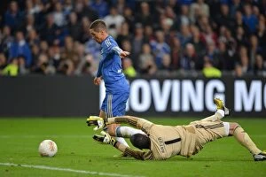 Chelsea v Benfica 16th May 2013 Europa Cup Final Collection: Fernando Torres Scores the Opener: Chelsea's Europa League Victory vs