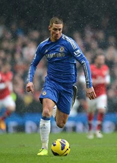 Images Dated 20th January 2013: Fernando Torres Scores the Winning Goal: Chelsea vs. Arsenal, Barclays Premier League (January 20)