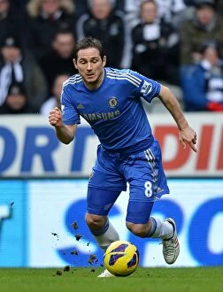 Images Dated 2nd February 2013: Frank Lampard in Action: Chelsea vs. Newcastle United, Barclays Premier League (2nd February 2013)