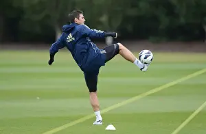 Frank Lampard Leading Chelsea FC Training at Cobham Ground, 2012