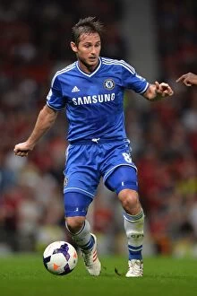 Images Dated 26th August 2013: Frank Lampard at Old Trafford: Manchester United vs. Chelsea (Premier League 2013)