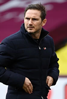 Images Dated 31st October 2020: Frank Lampard Prepares Chelsea for Burnley Clash Amidst Empty Turf Moor