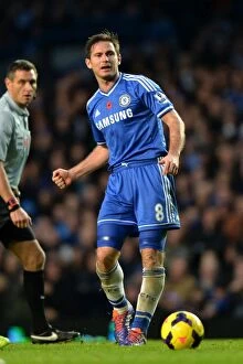 Images Dated 9th November 2013: Frank Lampard Scores: Chelsea's Historic Goal Against West Bromwich Albion (9th November 2013)