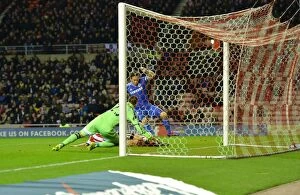Images Dated 17th December 2013: Frank Lampard Scores Chelsea's Opening Goal: Sunderland vs. Chelsea (December 17, 2013)