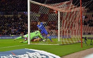 Images Dated 17th December 2013: Frank Lampard Scores Opening Goal: Chelsea at Sunderland's Stadium of Light (17th December 2013)