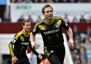 Images Dated 11th May 2013: Frank Lampard's Dramatic Equalizer: Aston Villa vs. Chelsea, May 11, 2013