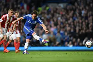 Football Full Length Chelseafcexclusive Prints: Frank Lampard's Dramatic Penalty Redemption: Saving and Scoring Against Stoke City (5th April 2014)