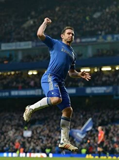 Images Dated 9th February 2013: Frank Lampard's Triple: Chelsea Star's Third Goal vs. Wigan Athletic (February 9, 2013)