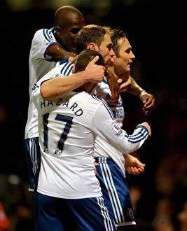 Images Dated 23rd November 2013: Frank Lampard's Triple Strike: Chelsea's Third Goal vs. West Ham United (Nov 2013)