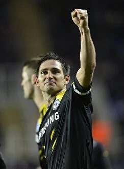 Reading v Chelsea 30th January 2013 Collection: Frank Lampard's Triumph: Chelsea's Barclays Premier League Victory at Reading's Madejski Stadium
