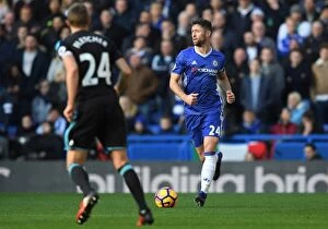 Images Dated 11th December 2016: Gary Cahill in Action: Chelsea vs. West Bromwich Albion, Premier League, Stamford Bridge