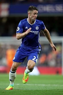 Images Dated 15th August 2016: Gary Cahill in Action: Chelsea vs. West Ham United - Premier League at Stamford Bridge