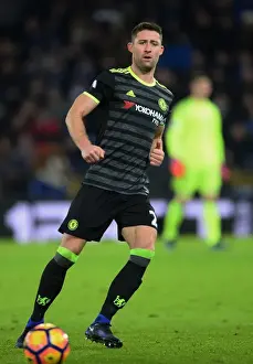 Gary Cahill in Action: Premier League 2017 - Chelsea vs Leicester City (Away)
