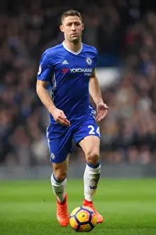 Gary Cahill's Battle: Chelsea vs Arsenal - Premier League Rivalry at Stamford Bridge