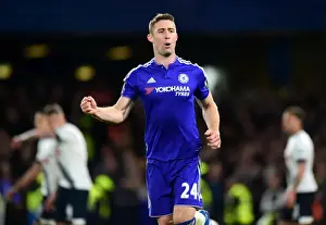 Gary Cahill's Thrilling Goal: Chelsea's First Strike Against Tottenham (2015-16 Premier League)