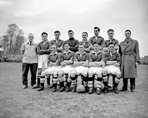 Hayes vs. Chelsea Football Team: Champions Line-up (1965): Jock McNichol, Roy Bentley, Leslie Stubbs, Jim Lewis, Derek Saunders, Stan Wicks, Chic Thompson, Peter Sillett, Stan Willemse, Jack Oxberry