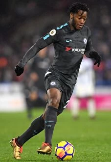 Images Dated 12th December 2017: HUDDERSFIELD, ENGLAND - DECEMBER 12: Michy Batshuayi of Chelsea in action during the Premier