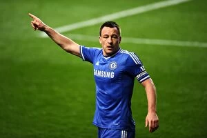 Images Dated 8th March 2014: John Terry in Action: Chelsea vs. Tottenham Hotspur, Barclays Premier League (8th March 2014)