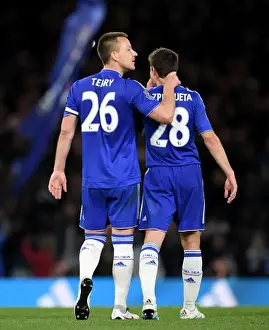Matches 2015-16 Prints: John Terry and Cesar Azpilicueta: United in Victory - Chelsea's Epic Draw Against Tottenham (2015-16)