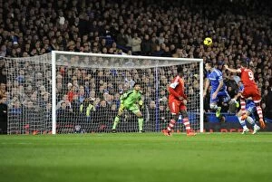 Chelsea v Southampton 1st December 2013 Collection: John Terry Scores Chelsea's Second Goal Against Southampton (1st December 2013)