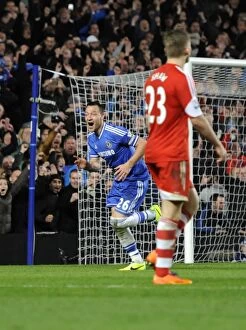 Images Dated 1st December 2013: John Terry Scores Chelsea's Second Goal vs. Southampton (1st December 2013, Stamford Bridge)