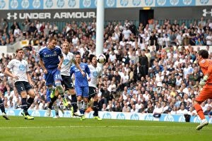 Images Dated 28th September 2013: John Terry Scores First Goal: Chelsea Triumphs Over Tottenham Hotspur, Barclays Premier League